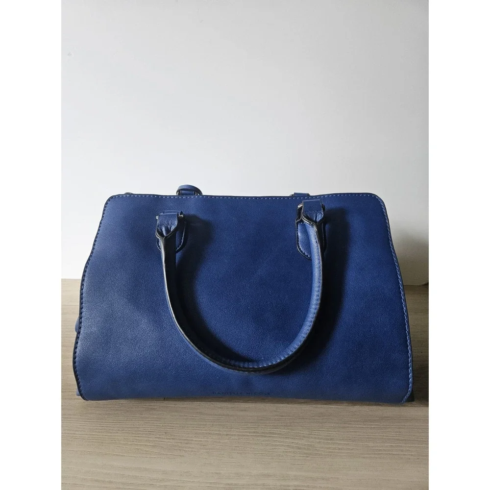 Danielle Nicole Disney Mary Poppins Blue Leather Satchel Handbag Umbrella Cutout